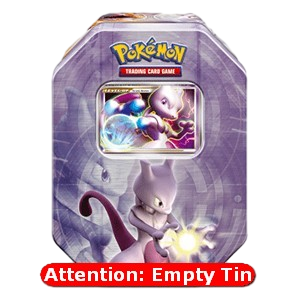 Empty 2008 Fall Collector's Tins: Mewtwo LV.X Tin