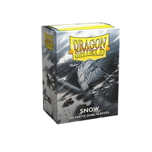 100 Dragon Shield Sleeves - Matte Dual Snow