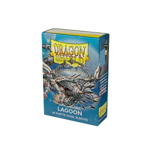 60 Small Dragon Shield Sleeves - Dual Matte Lagoon