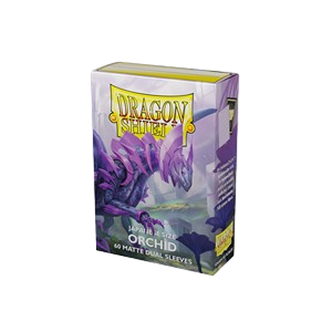 60 Small Dragon Shield Sleeves - Dual Matte Orchid