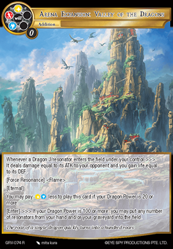 Arena Expansion: Valley of the Dragons