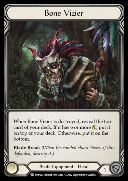 Bone Vizier (Rainbow Foil)