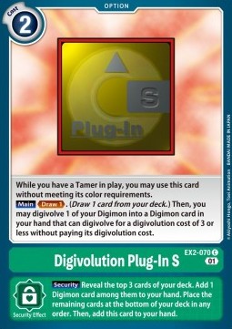 Digivolution Plug-In S (EX2-070)