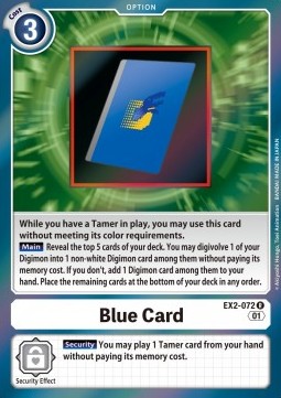 Blue Card (EX2-072)