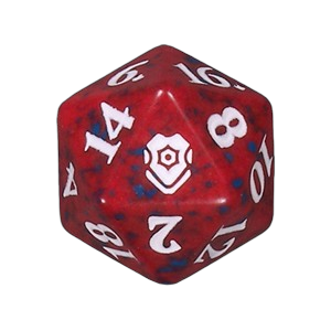 Commander Legends: Battle for Baldur's Gate: D20 Die (Red)