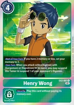 Henry Wong (EX2-061) (V.1)