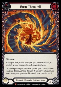 Burn Them All (Cold Foil)