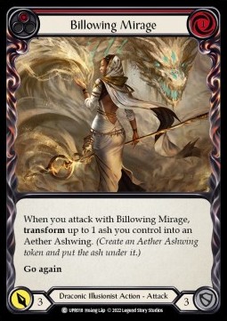 Billowing Mirage (Red) (Rainbow Foil)