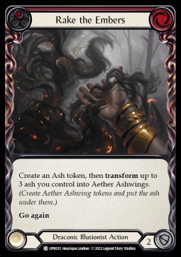 Rake the Embers (Red) (Rainbow Foil)