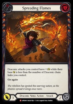 Spreading Flames (Rainbow Foil)