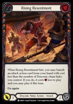 Rising Resentment (Red) (Rainbow Foil)