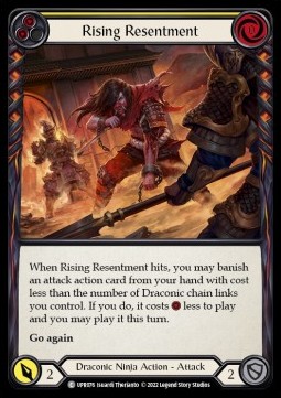 Rising Resentment (Yellow) (Rainbow Foil)