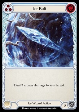 Ice Bolt (Blue) (Rainbow Foil)