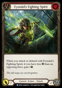 Fyendal's Fighting Spirit (Red) (Rainbow Foil)