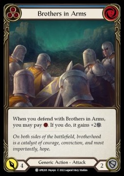 Brothers in Arms (Blue) (Rainbow Foil)