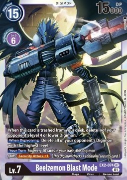 Beelzemon Blast Mode (EX2-074) (V.1)