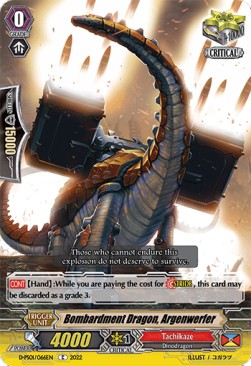 Bombardment Dragon, Argenwerfer [P Format]