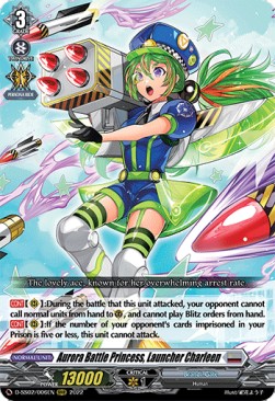 Aurora Battle Princess, Launcher Charleen [D Format] (V.1 - Triple Rare)