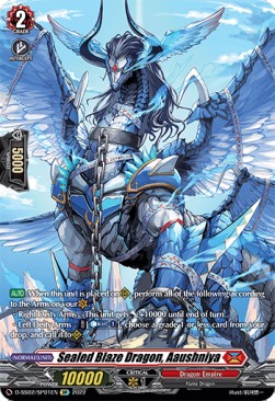 Sealed Blaze Dragon, Aaushniya [D Format] (V.2 - Special Parallel)