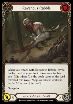 Ravenous Rabble (Red) (Regular)