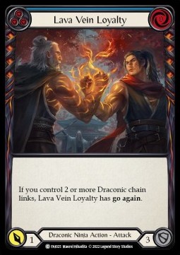 Lava Vein Loyalty (Blue) (Regular)