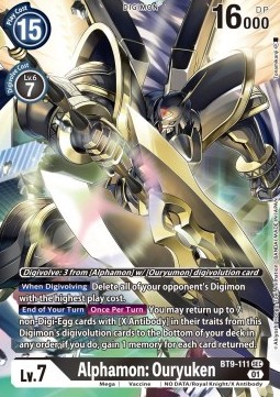 Alphamon: Ouryuken (BT9-111) (V.1)