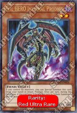 Evil HERO Infernal Prodigy (V.2 - Ultra Rare)