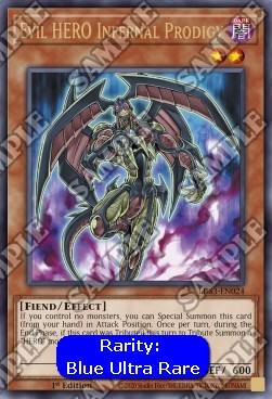 Evil HERO Infernal Prodigy (V.3 - Ultra Rare)