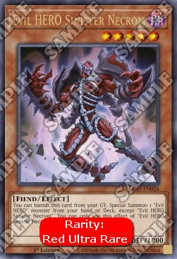 Evil HERO Sinister Necrom (V.2 - Ultra Rare)