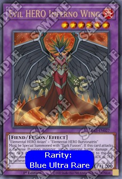 Evil HERO Inferno Wing (V.3 - Ultra Rare)