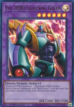 Evil HERO Lightning Golem (V.1 - Ultra Rare)