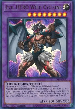 Evil HERO Wild Cyclone (V.1 - Ultra Rare)