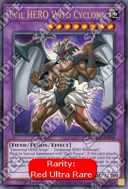 Evil HERO Wild Cyclone (V.2 - Ultra Rare)