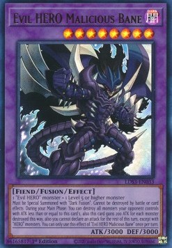 Evil HERO Malicious Bane (V.1 - Ultra Rare)