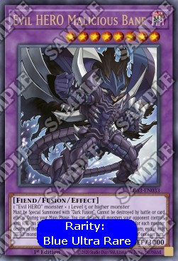 Evil HERO Malicious Bane (V.3 - Ultra Rare)