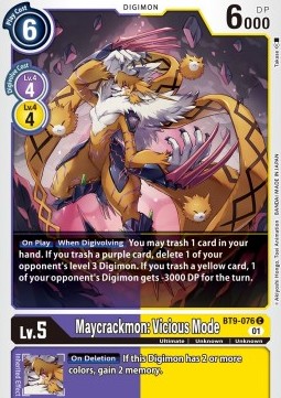 Maycrackmon: Vicious Mode (BT9-076)