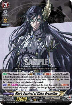 Man's Survival at Stake, Brunhilde [D Format] (V.1 - Common)