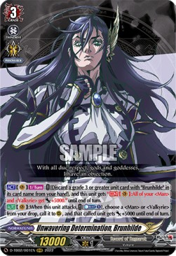 Unwavering Determination, Brunhilde [D Format] (V.1 - Triple Rare)