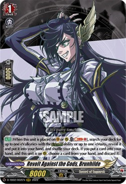 Revolt Against the Gods, Brunhilde [D Format] (V.1 - Triple Rare)