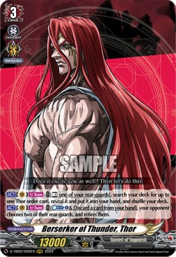 Berserker of Thunder, Thor [D Format] (V.1 - Triple Rare)