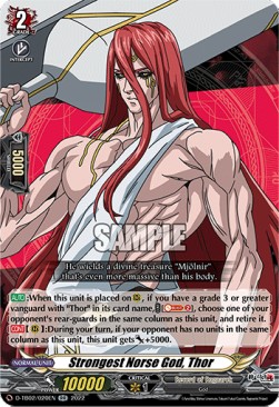 Strongest Norse God, Thor [D Format] (V.1 - Double Rare)