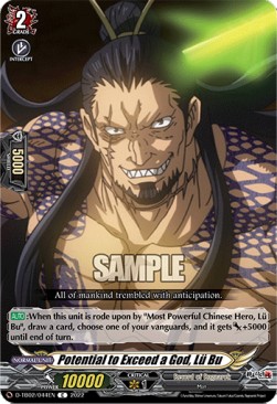 Potential to Exceed a God, Lü Bu [D Format] (V.1 - Common)