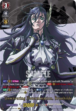 Unwavering Determination, Brunhilde [D Format] (V.2 - Feature Rare)