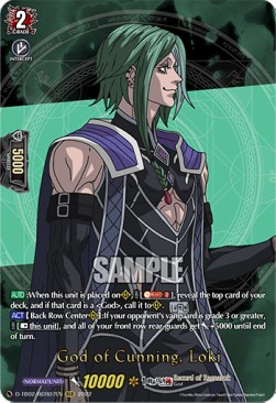 God of Cunning, Loki [D Format] (V.2 - Feature Rare)