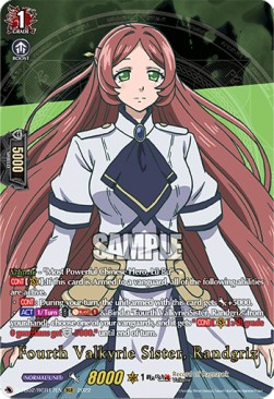 Fourth Valkyrie Sister, Randgriz [D Format] (V.2 - Feature Rare)