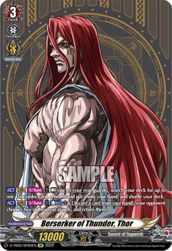 Berserker of Thunder, Thor [D Format] (V.3 - Special Parallel)