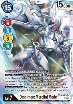 Omnimon: Merciful Mode (BT9-083) (V.1)