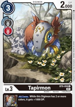 Tapirmon (BT9-059)