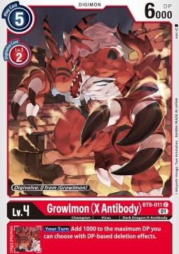 Growlmon (X Antibody) (BT9-011)