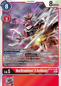 WarGrowlmon (X Antibody) (BT9-014)